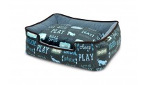 Doggy be Lounge Bed Blue