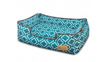 Doggy Be Moroccan Lounge Bed Teal